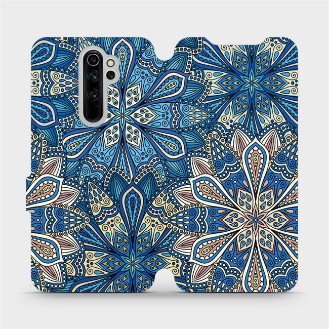 Flipové pouzdro Mobiwear - Xiaomi Redmi Note 8 Pro - V108P Modré mandala květy