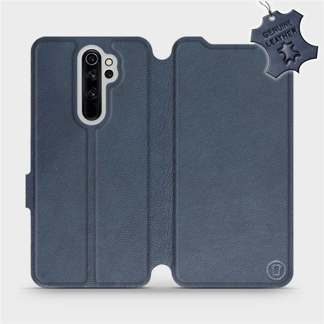 Kožené flip pouzdro Mobiwear - Xiaomi Redmi Note 8 Pro - Modré