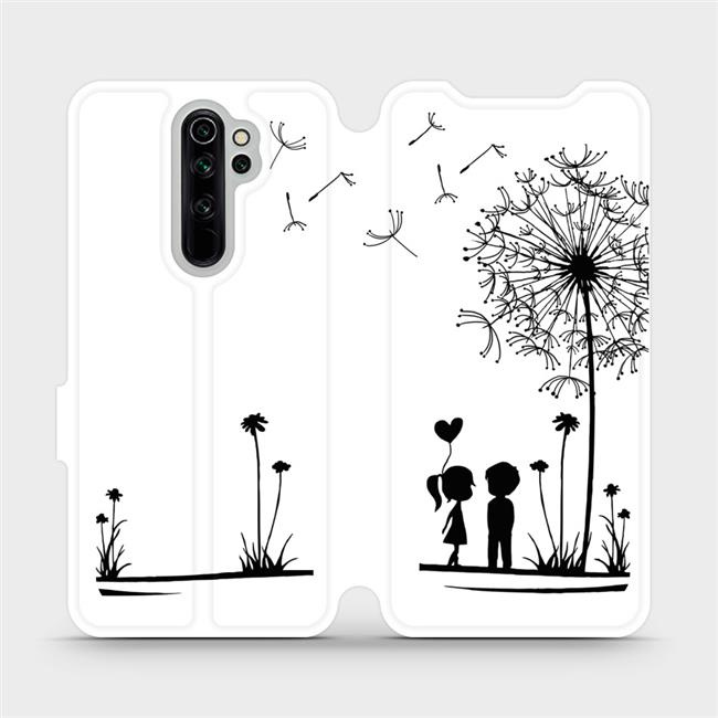 Flipové pouzdro Mobiwear - Xiaomi Redmi Note 8 Pro - MH16P Dvojice s pampeliškou