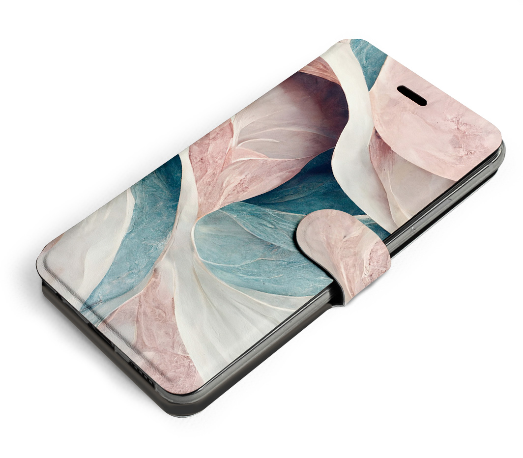 Flipové pouzdro Mobiwear - Motorola Moto G13 - VP33S Růžový a zelenkavý mramor