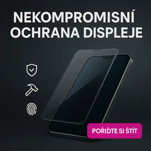 Chraňte displej svého telefonu - pořiďte si tvrzené sklo!
