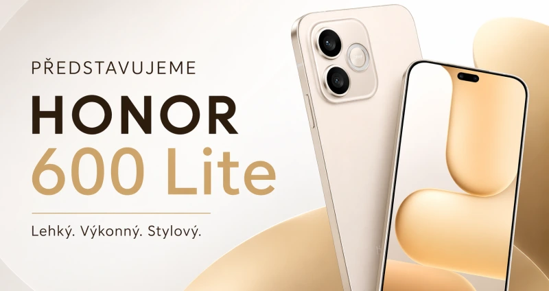 Honor 600 Lite: elegantní telefon se 108Mpx foťákem a baterií, která vás překvapí