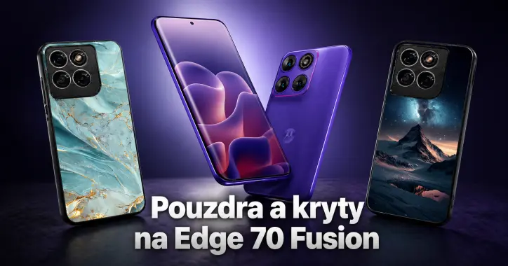 Pouzdra na Motorola Edge 70 Fusion: flip obaly i lesklé kryty, které ladí s osobitým designem