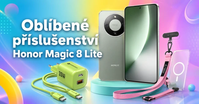 Příslušenství na Honor Magic8 Lite: 5 věcí, které dokonale doplní odolného maratonce