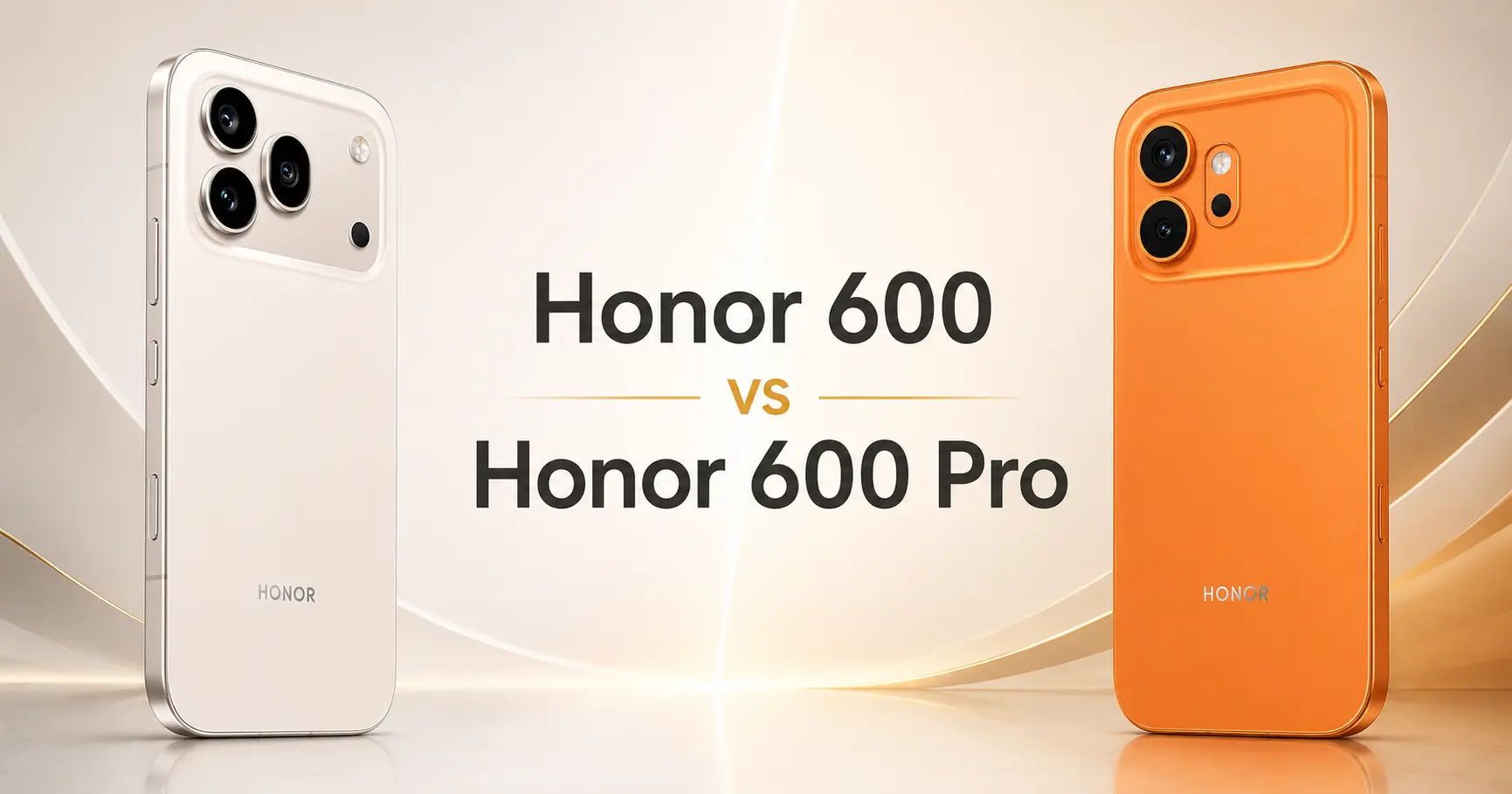 Honor 600 vs Honor 600 Pro: stejný displej, jiný svět pod kapotou