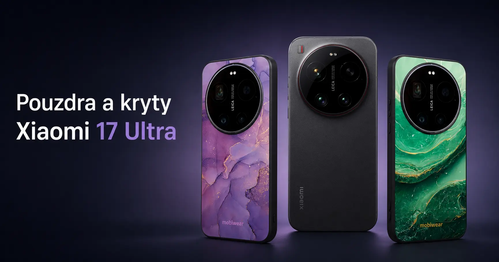 Jaké pouzdro na Xiaomi 17 Ultra? Kožená pravá kůže, motivové flip a lesklé Glossy kryty
