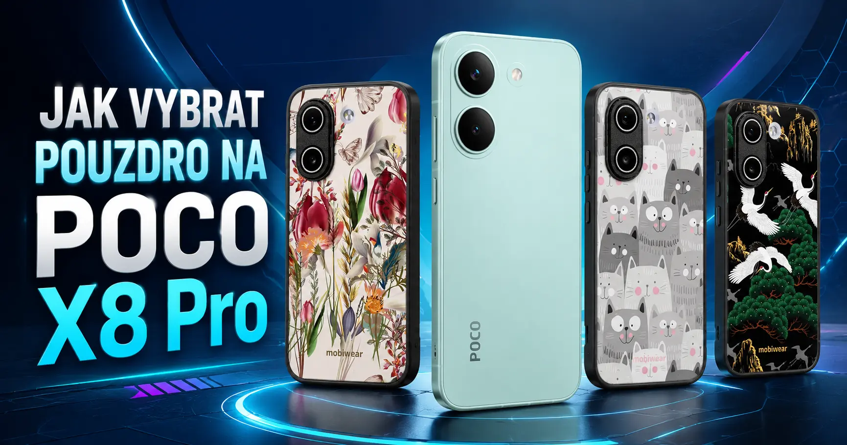 Jaké pouzdro na POCO X8 Pro? Kožené flip, loučka nebo lesklý Glossy kryt: najdete tu svůj styl