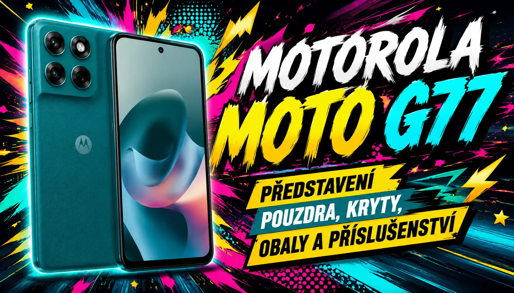 Motorola Moto G77 5G: 108Mpx foťák s 3x zoomem a AMOLED 5000 nitů. Co k němu doporučujeme?