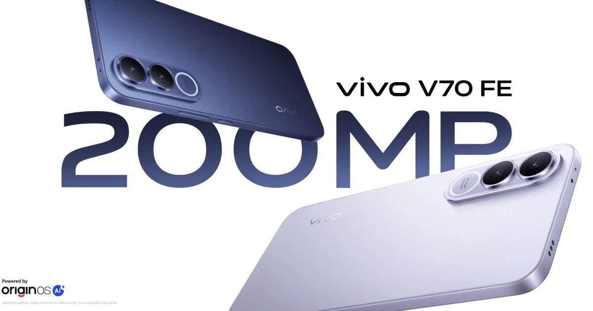 Vivo V70 FE 200Mpx fotoaparát, hlavní senzor s OIS