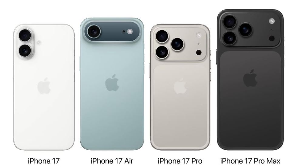 řada telefonů Apple iPhone 17