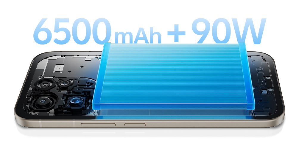 Vivo V70 5G baterie 6500mAh BlueVolt, výdrž dva dny