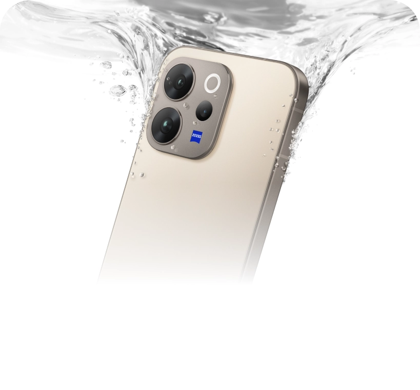 Vivo V70 5G vodoodolnost IP68 IP69, odolnost vůči vodě a prachu