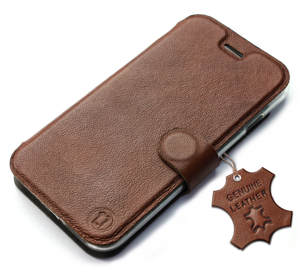 Knížkové flip pouzdro Mobiwear - Motorola Edge 30 Pro - Kožené hnědé - VÝPRODEJ
