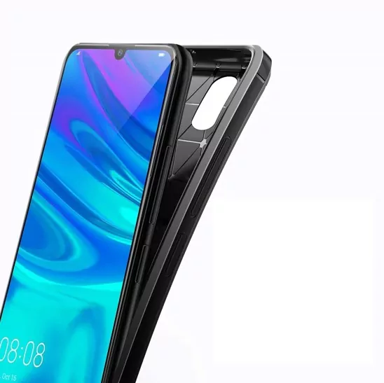 Silikonové pouzdro Coolcase CARBON na Huawei Y7 2019 černé
