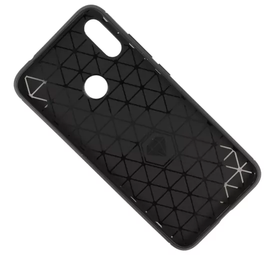 Silikonové pouzdro Coolcase CARBON na mobil Xiaomi Redmi 9A / Redmi 9AT Černé
