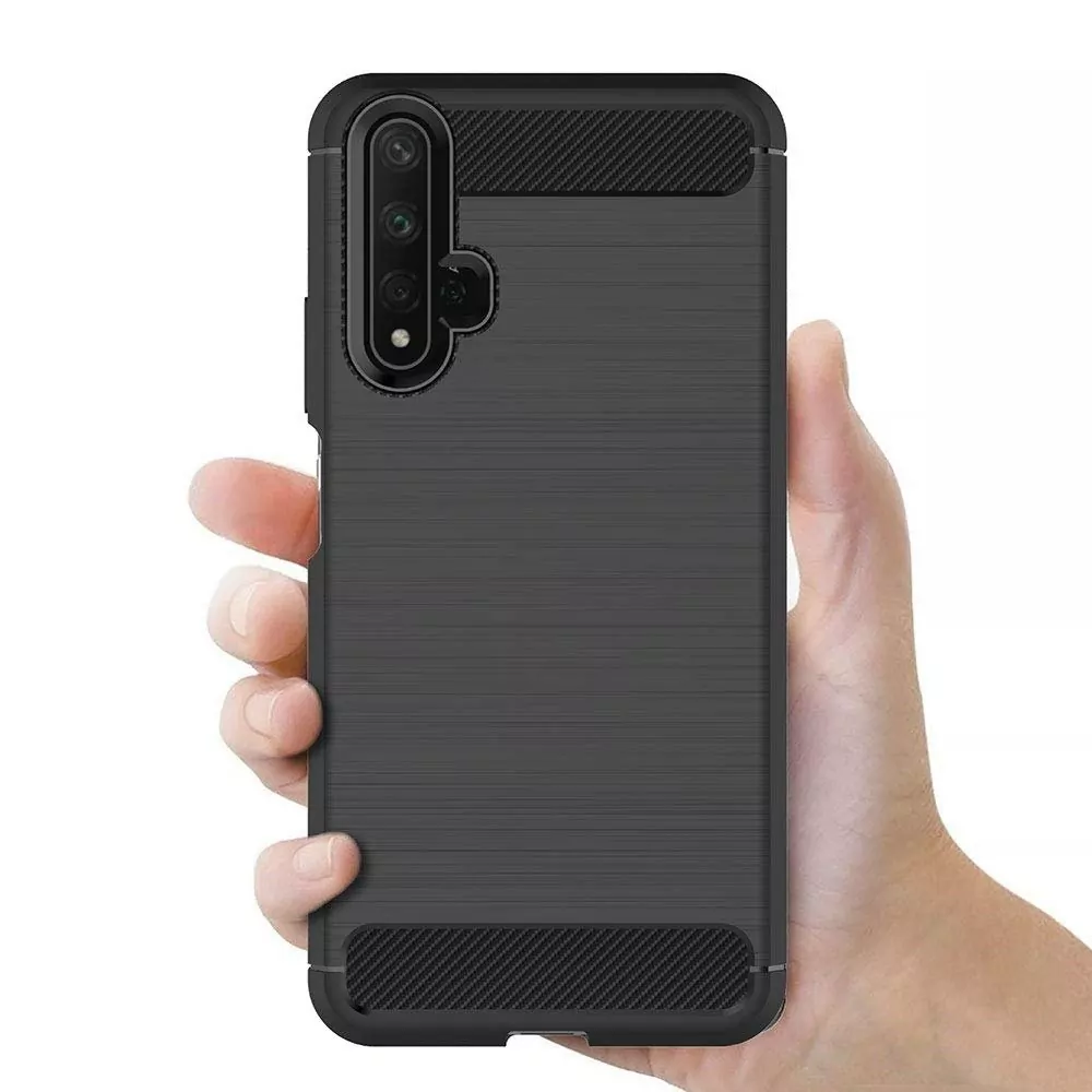 Silikonové pouzdro Coolcase Carbon – Honor 20 / Honor 20 Pro / Nova 5T