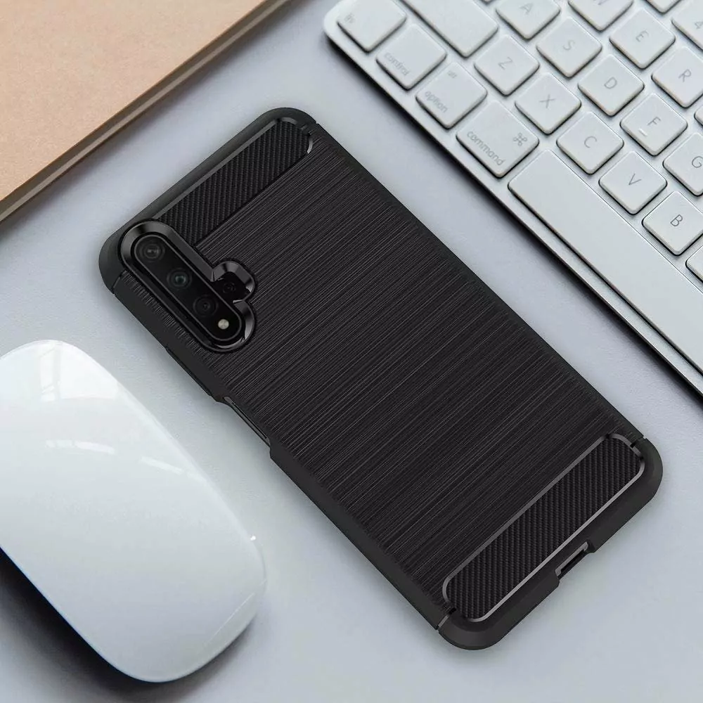 Silikonové pouzdro Coolcase Carbon – Honor 20 / Honor 20 Pro / Nova 5T