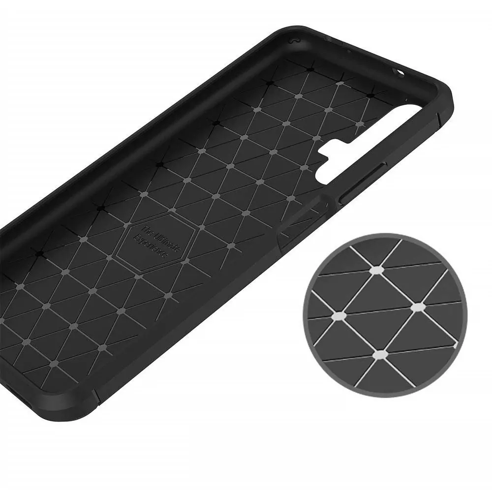 Silikonové pouzdro Coolcase Carbon – Honor 20 / Honor 20 Pro / Nova 5T