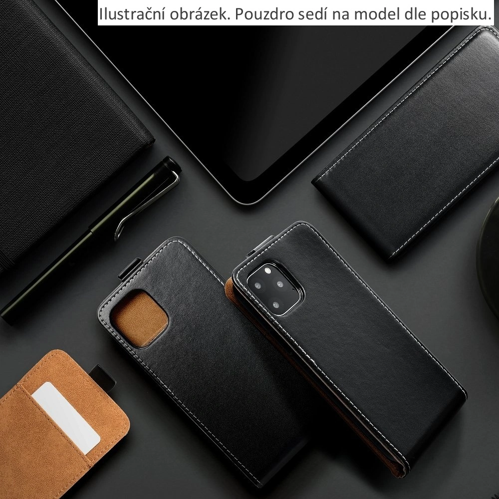 Vertikální flipové pouzdro Coolcase Flexi Fresh pro Samsung Galaxy A42 5G Černé