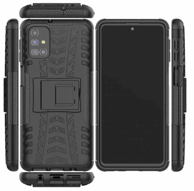 Odolné pouzdro PANZER CASE NEO na mobil Samsung Galaxy M31s Oranžové