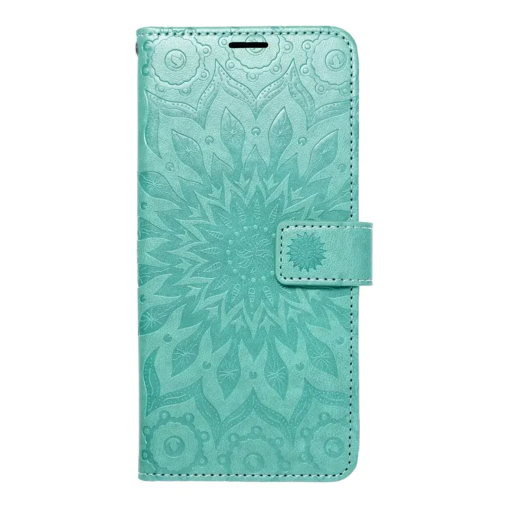 Flipové pouzdro Coolcase Mezzo na mobil Samsung Galaxy A12 / M12 - Mandala green