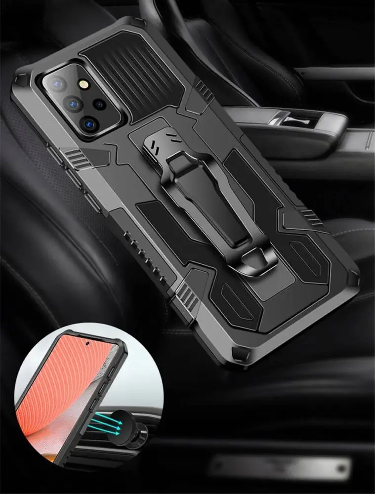 Odolné pouzdro Nexeri Tank na mobil Apple iPhone 13 Pro černé