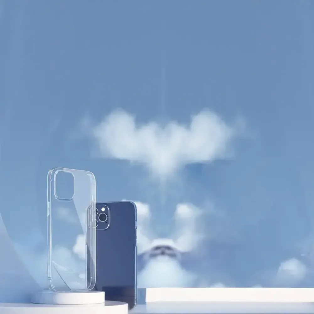 Silikonové pouzdro Coolcase Ultra Thin 0,5 mm na mobil Apple iPhone 13 Mini čiré