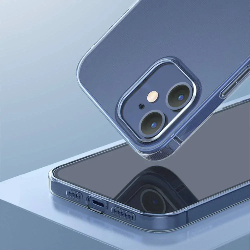 Silikonové pouzdro Coolcase Ultra Thin 0,5 mm na mobil Apple iPhone 13 Mini čiré