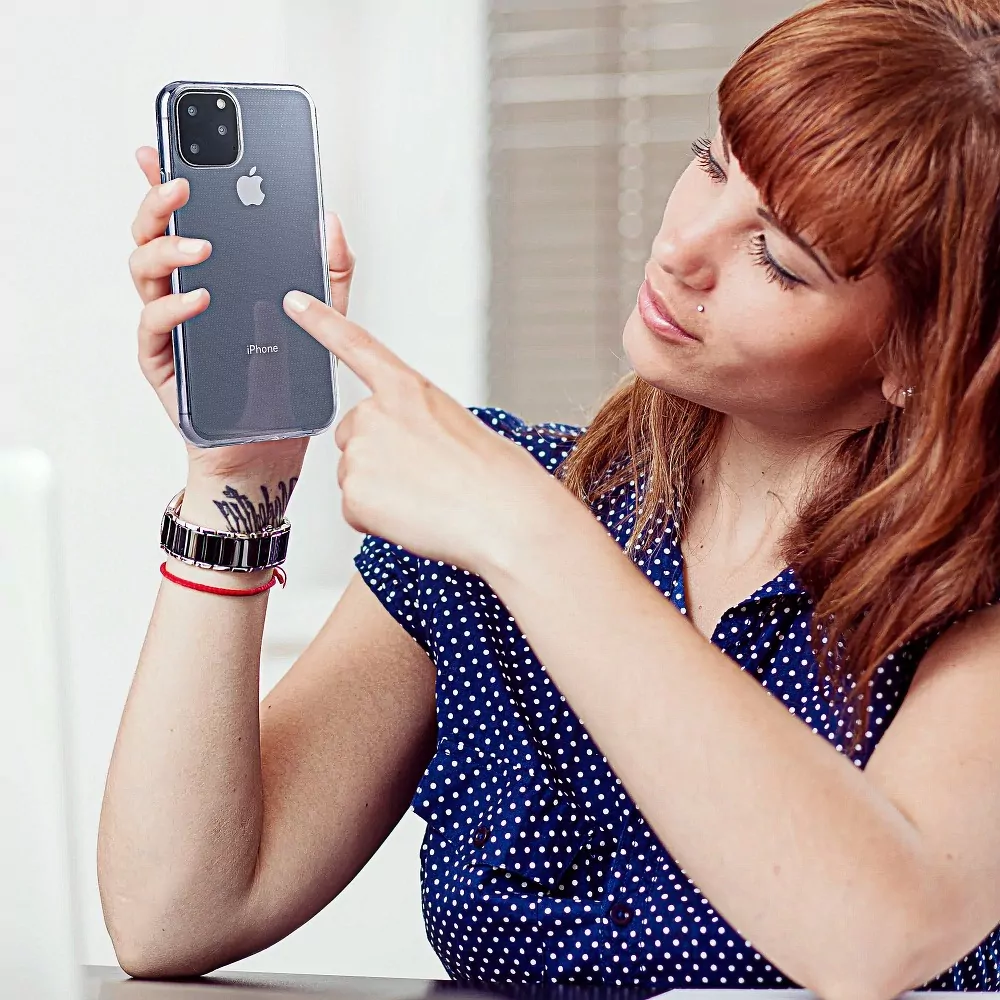 Silikonové pouzdro Coolcase Ultra Thin 0,5 mm na mobil Apple iPhone 13 čiré