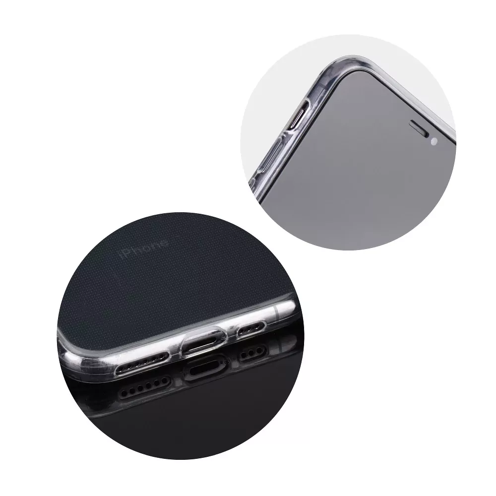 Silikonové pouzdro Coolcase Ultra Thin 0,5 mm na mobil Apple iPhone 13 čiré