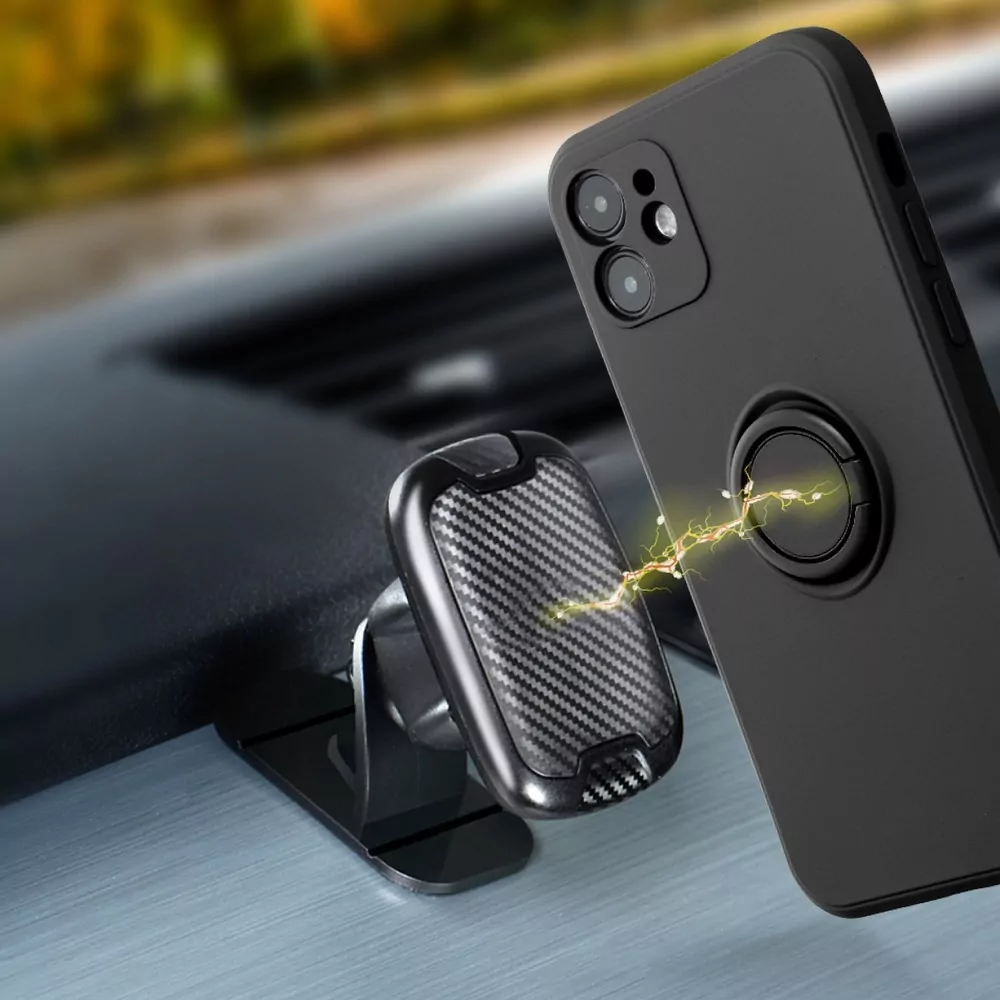 Silikonové pouzdro Forcell RING na mobil Samsung Galaxy A32 5G černé