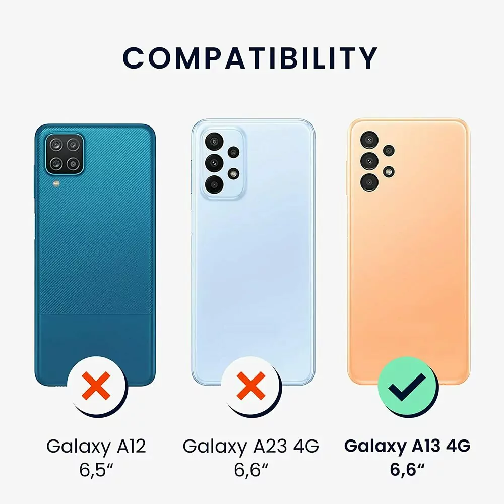 Pevné silikonové pouzdro kwmobile Crossbody na mobil Samsung Galaxy A13 s popruhem - indian sun