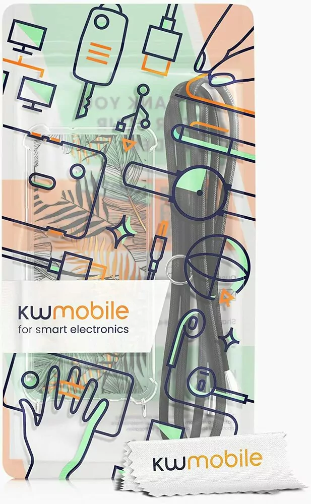 Pevné silikonové pouzdro kwmobile Crossbody na mobil Samsung Galaxy A13 s popruhem - indian sun
