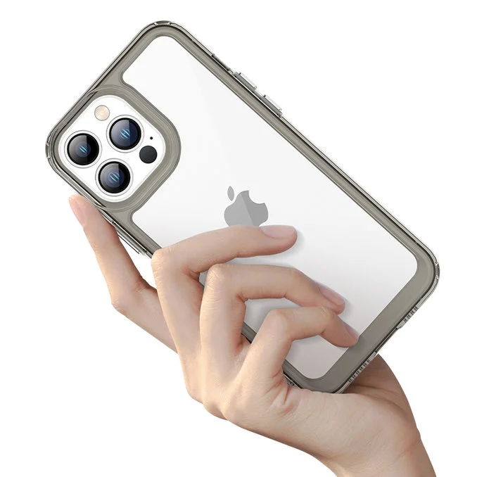 Pevné pouzdro Outer Space na mobil Apple iPhone 13 Pro - červený rámeček