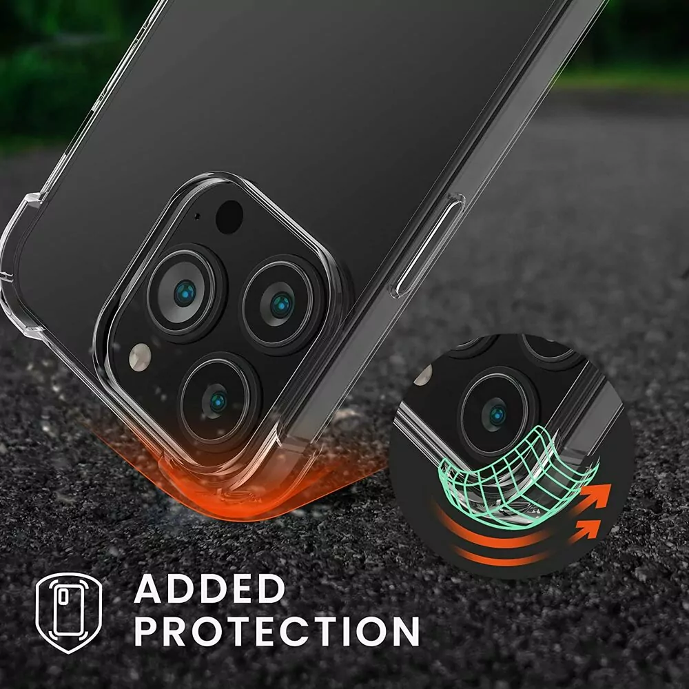 Pevné silikonové pouzdro kwmobile Crossbody na mobil Apple iPhone 14 Pro Max čiré s kovovým popruhem přes rameno nebo na krk - Gold - ROZBALENO