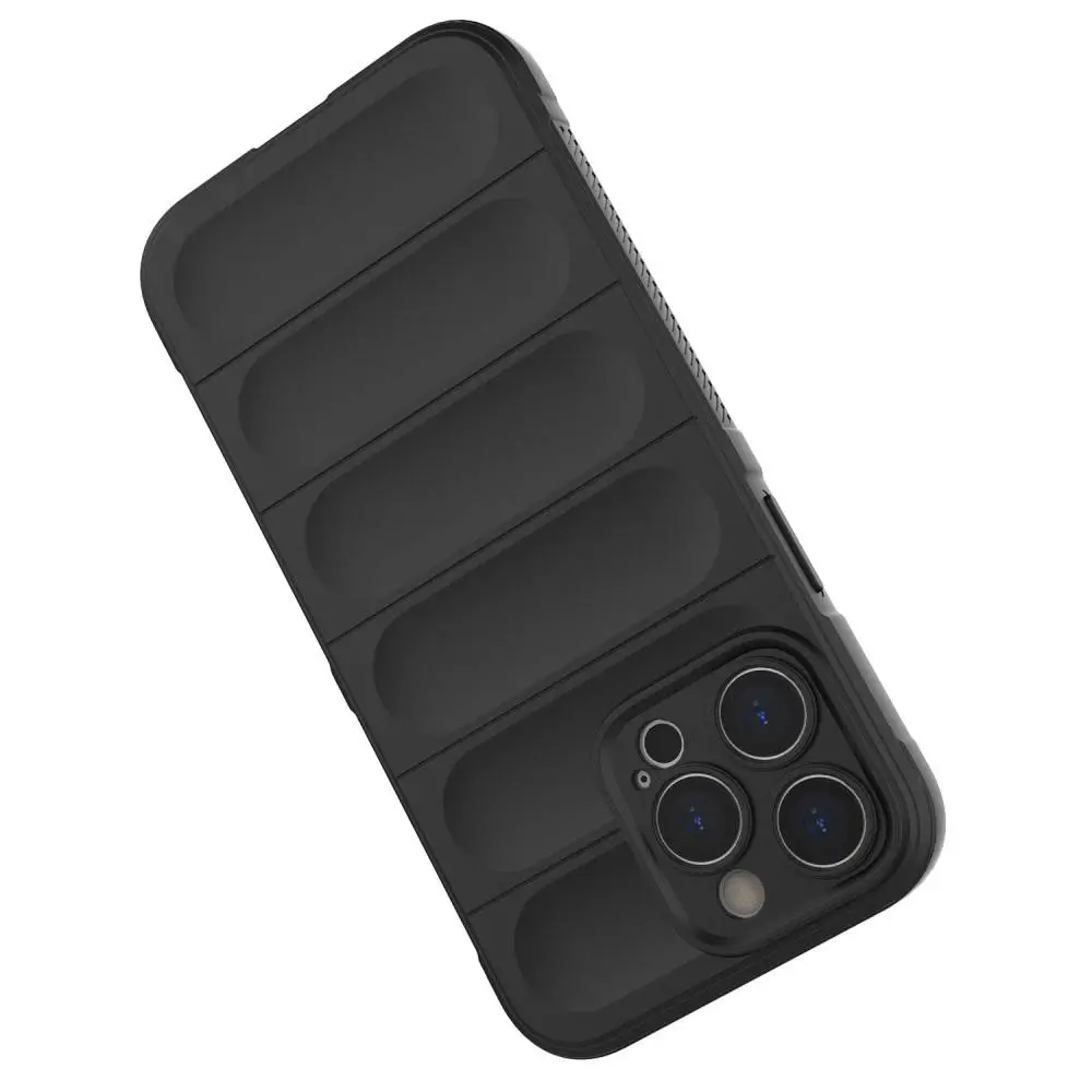 Odolné pouzdro Silky Shield na mobil Apple iPhone 14 Pro černé