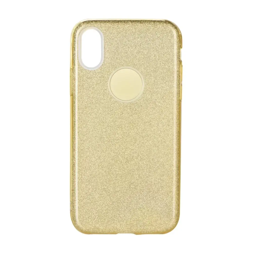 Třpytivé pouzdro Coolcase Shining na mobil Apple iPhone 14 Pro Gold