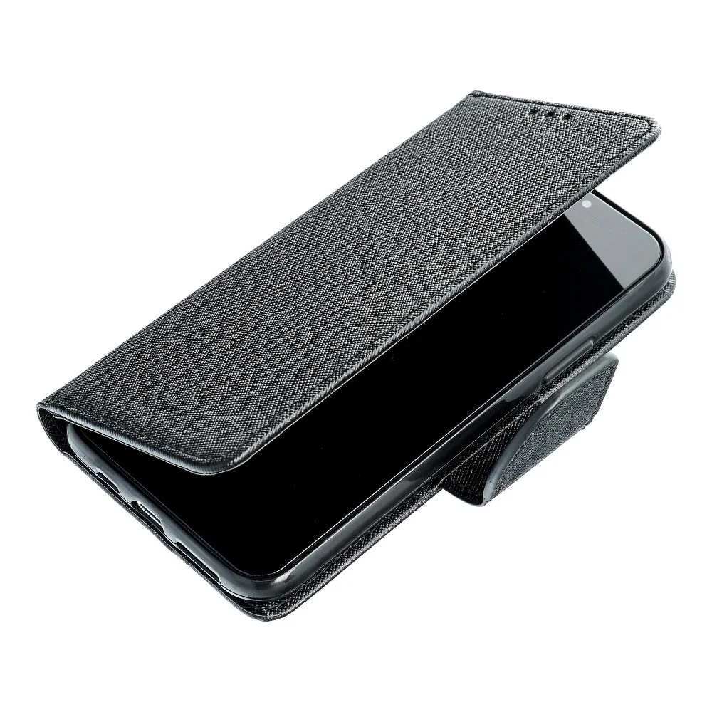Flipové pouzdro Coolcase Fancy Book na mobil Xiaomi Redmi 10A - Černé - zlatavé