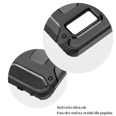 Odolné pouzdro Coolcase Armor na mobilní telefon Xiaomi POCO M4 Pro 5G / Xiaomi Redmi Note 11S 5G černé