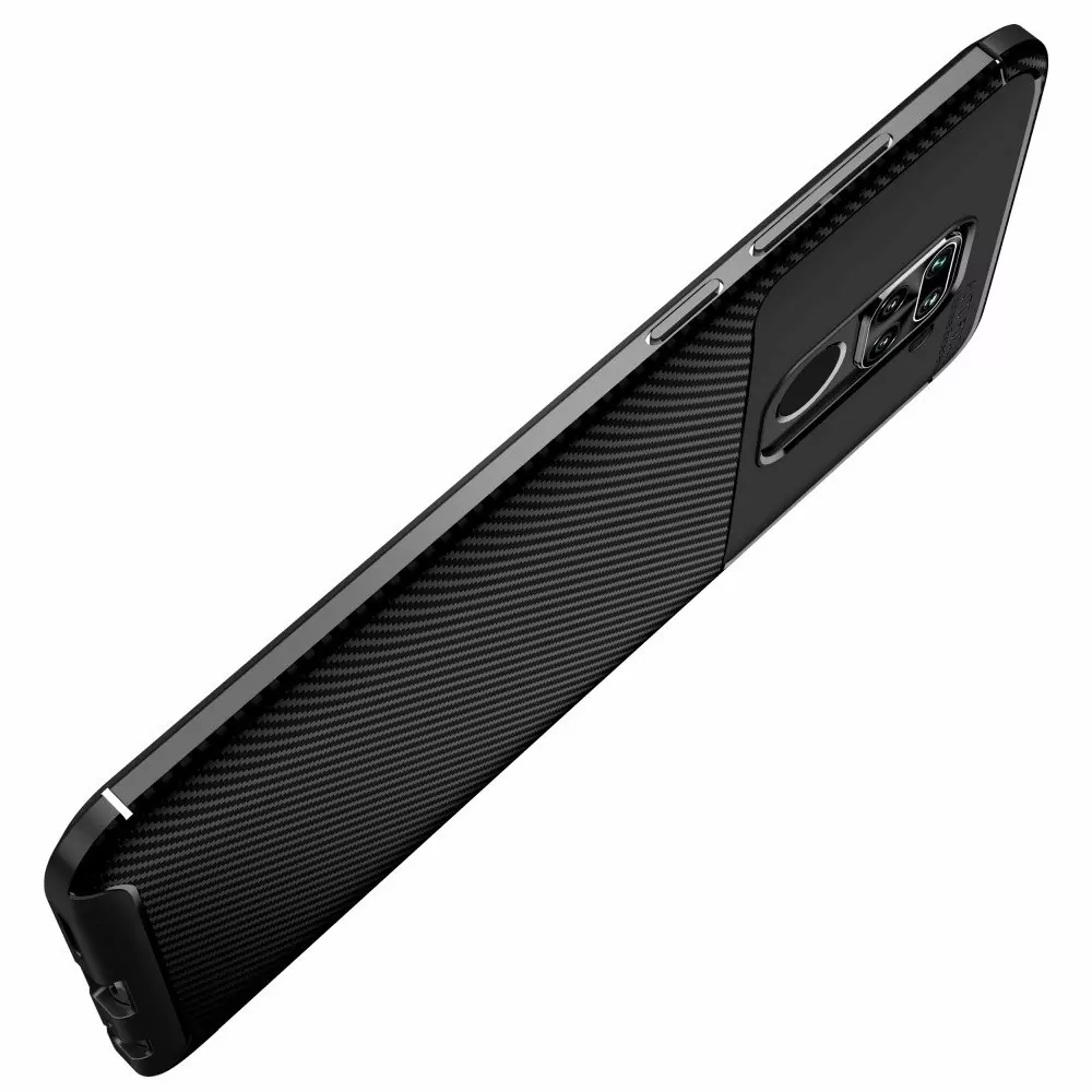 Silikonové pouzdro Premium Coolcase Carbon na mobil Xiaomi Redmi Note 11 / 11S Černé