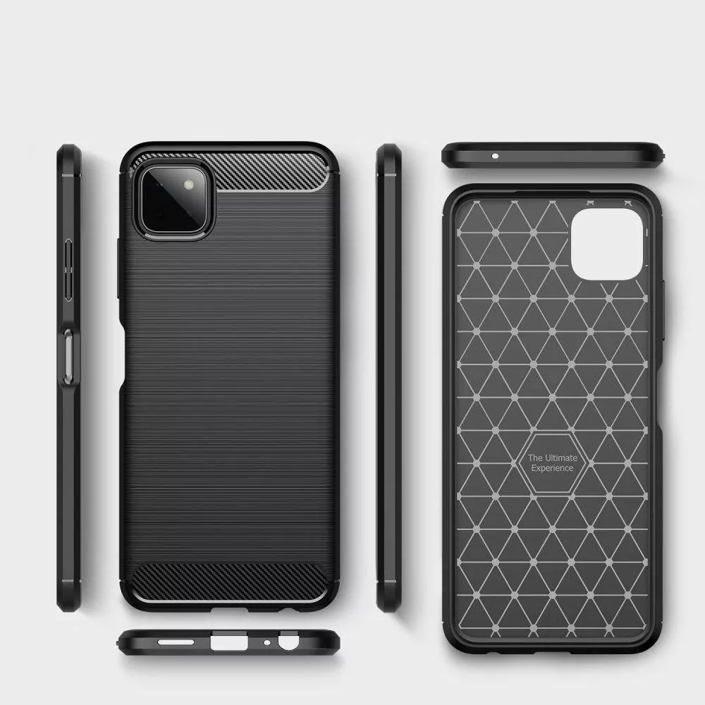 Silikonové pouzdro Coolcase Carbon pro mobil Samsung Galaxy A23 5G Černé