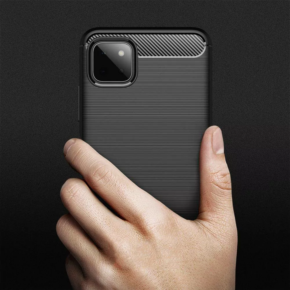 Silikonové pouzdro Coolcase Carbon pro mobil Samsung Galaxy A23 5G Černé