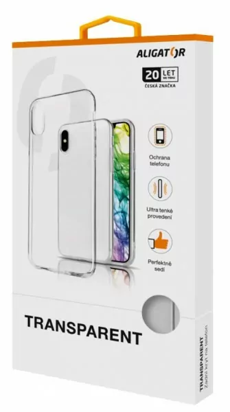 Silikonové pouzdro na mobil Samsung Galaxy A14 5G / LTE TRANSPARENT ALIGATOR