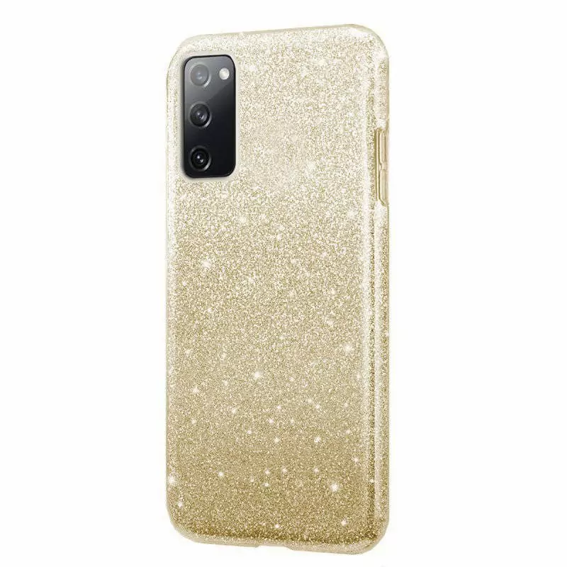 Třpytivé pouzdro Shining na mobil Samsung Galaxy A14 5G / LTE Gold