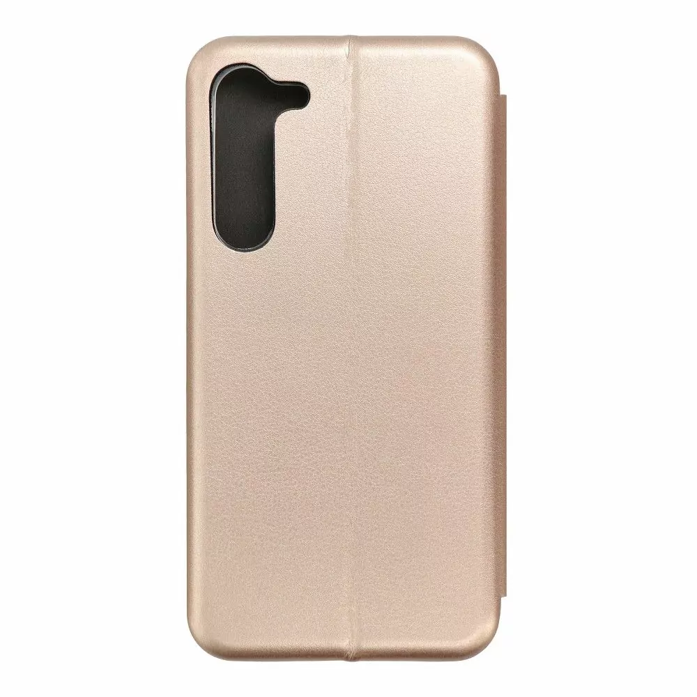 Otevírací flipové pouzdro Coolcase Elegance na mobil Samsung Galaxy A14 5G / LTE zlatavé