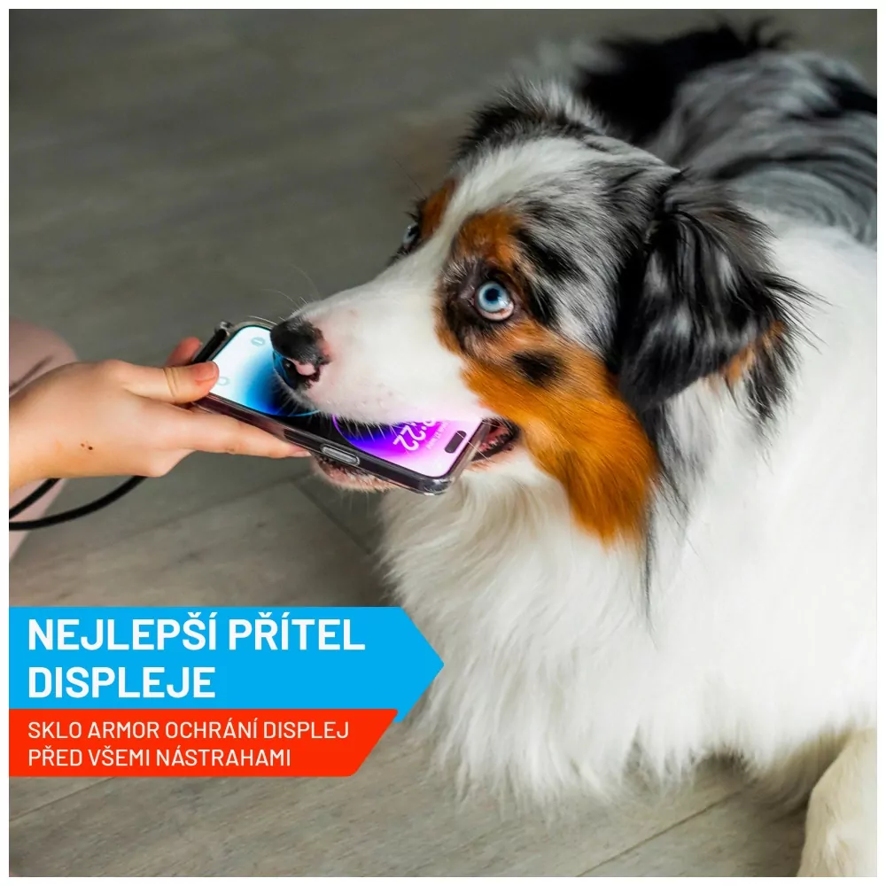 Prémiové ochranné sklo FIXED ARMOR na displej Apple iPhone 14 Pro černé s aplikátorem (8591680147113)