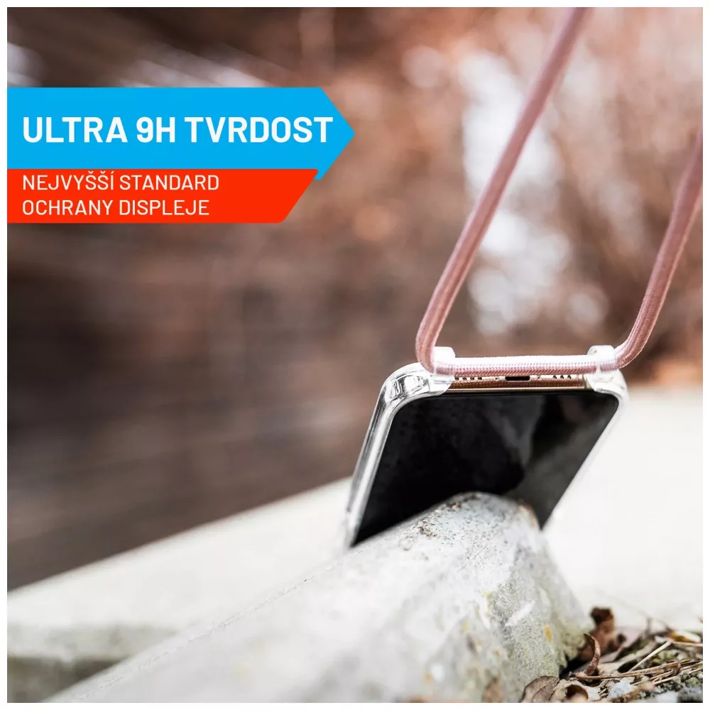 Prémiové ochranné sklo FIXED ARMOR na displej Apple iPhone 14 Pro černé s aplikátorem (8591680147113)