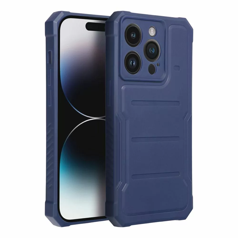 Odolné pouzdro Heavy Duty na mobil Apple iPhone 14 Pro Modré