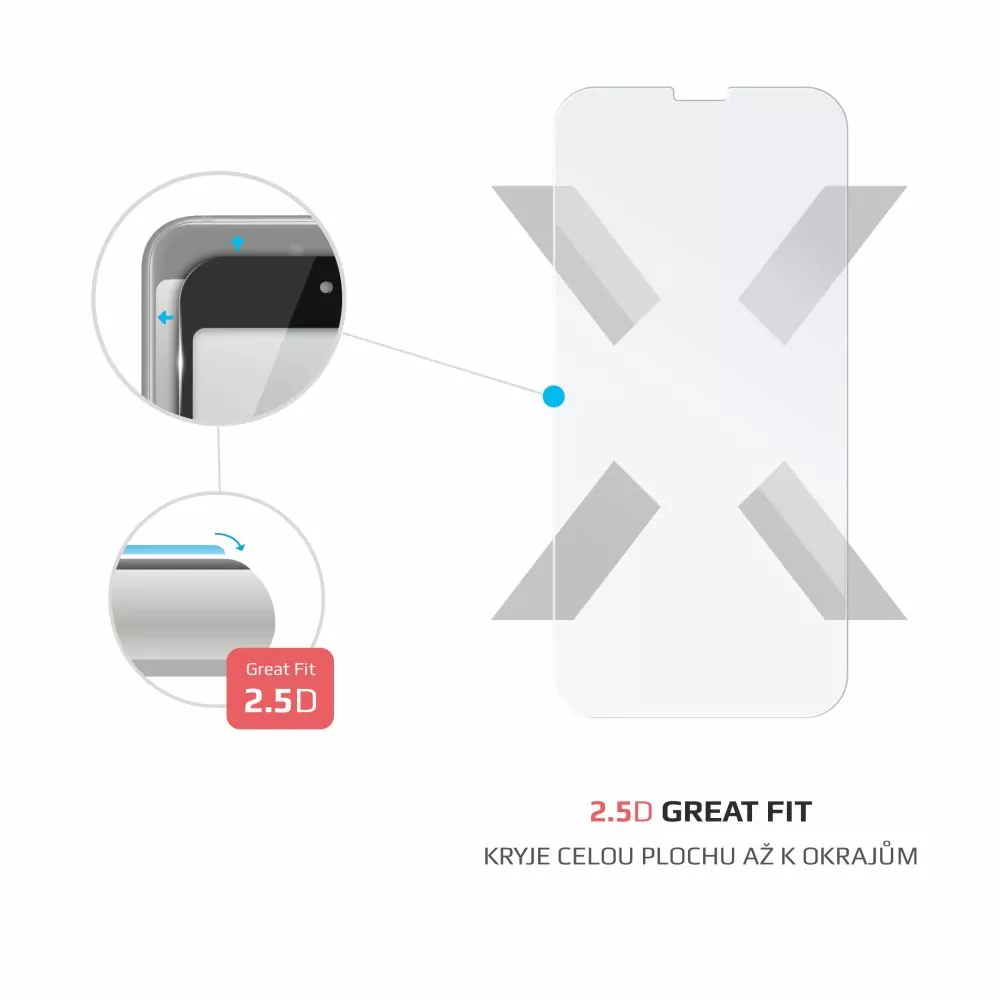 Ochranné tvrzené sklo FIXED pro Apple iPhone 15 Pro Max - čiré (8591680156849)