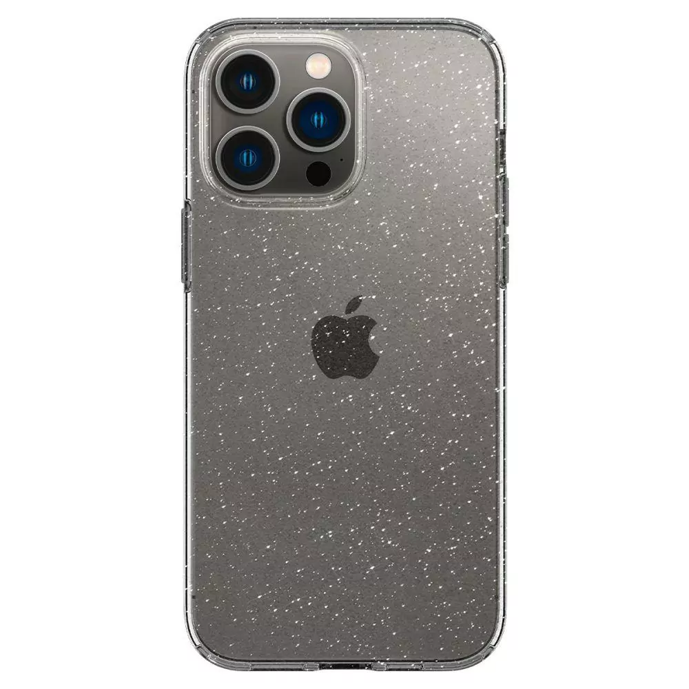 Silikonové pouzdro SPIGEN Liquid Glitter na mobil Apple iPhone 15 Pro